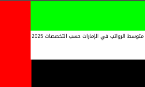 متوسط الرواتب في الإمارات حسب التخصصات 2025