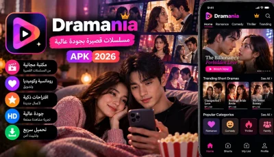تحميل Dramania APK للأندرويد آخر إصدار 2026 جميع المسلسلات مجانا