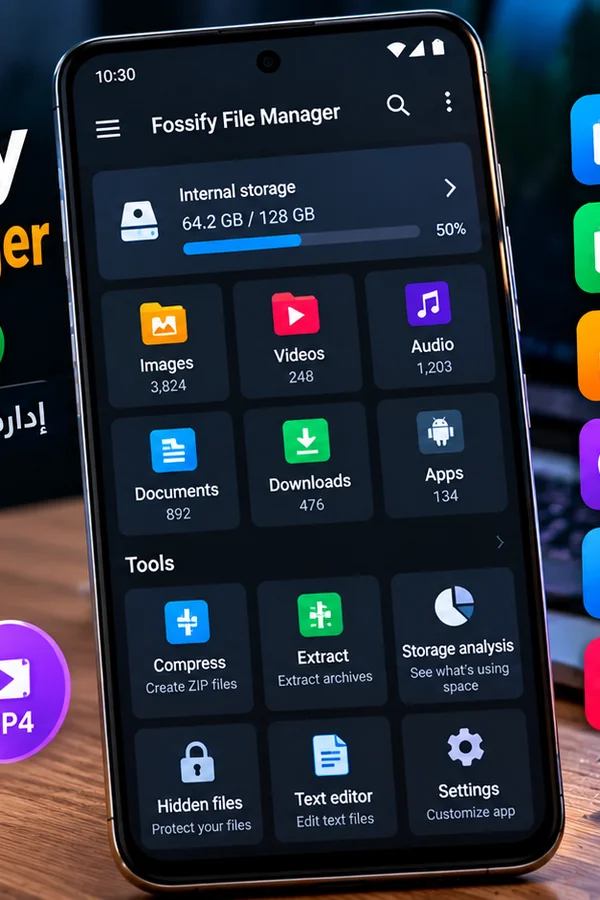 تحميل Fossify File Manager APK 2026