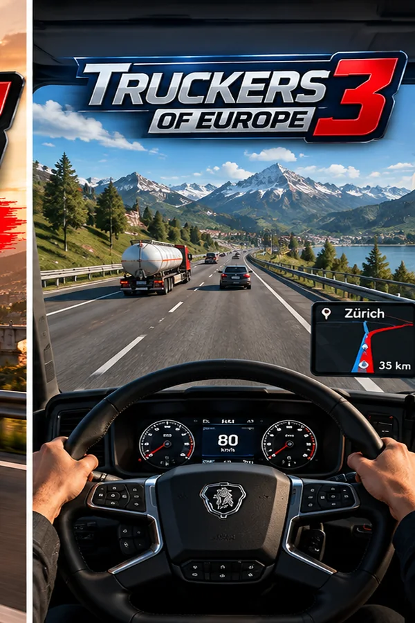 تحميل لعبة Truckers of Europe 3 مهكرة