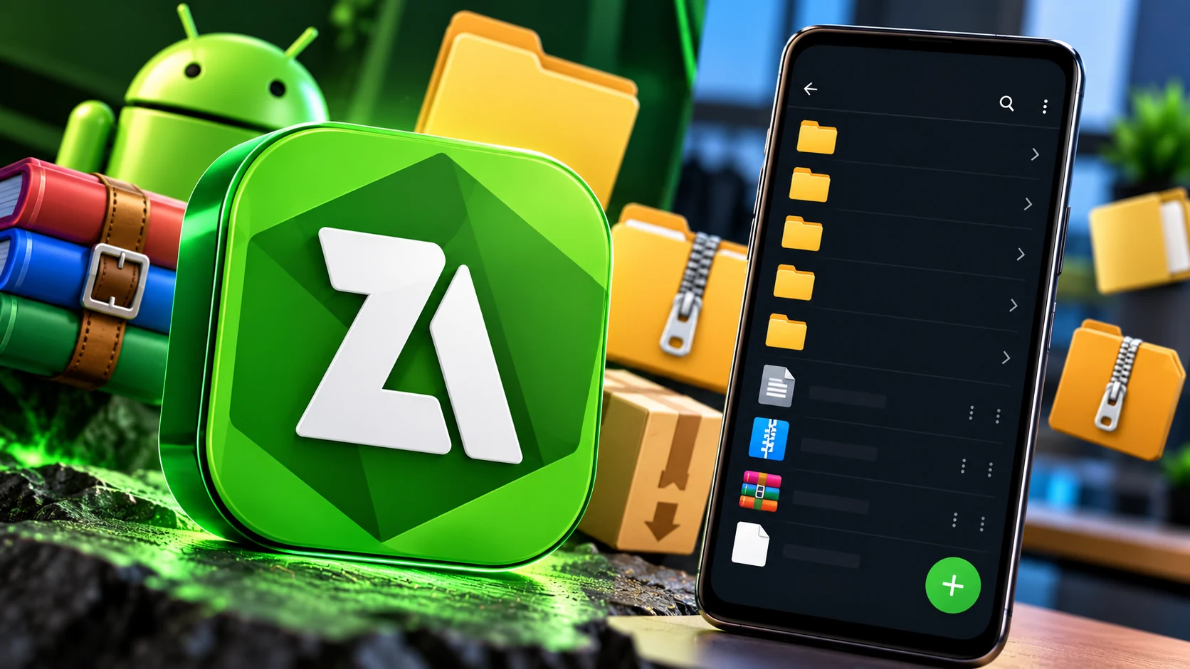 تحميل ZArchiver APK للأندرويد 2026 – فك ضغط الملفات وإدارتها